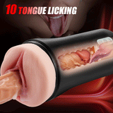 Lifelike Vaginal Entrance Thrusting Vibrating Vocal Masturbator