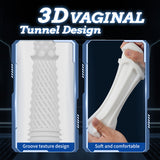 3 Sucking and Vibrating Masturbator Electric Pocket Pussy Male Stroker Toy