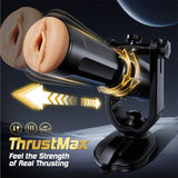 【$9 OFF - LTO】ThrustMax - Hands Free Use Fully Automatic Masturbation Cup (with stand) - GraceToy