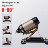 Sex Machine with 7 Attachments Dildos & Masturbator Cup 80° Adjustable Climax Engine