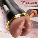 5 Suction 10 Vibration Anal & Mouth Fun Masturbation Tight Lifelike Wrap Masturbator