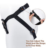 Leopard Print Adjustable Strap-On Harness with Two Different Sizes O-rings