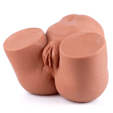 Carmela- Brown Big Ass Dual Tunne TPE Masturbator 10.5 LBS