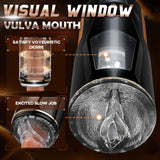 Dylan Vulva Mouth 5 Thrusting Rotating 2 in 1 Automatic Masturbator