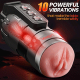 Leten 10 Vibrating Masturbator and Pussy Pockets 2 in 1 APP Control