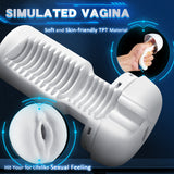 Automatic 4 Telescopic Vagina Masturbator with Voice Mode