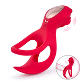 7 Vibration Clitoral Stimulation Massage Couple-Oriented Cock Ring