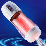 Phantom Pleasure 5 Suction 10 Vibration 3-Language Voice Masturbator With Heated Base Male Sex Toys