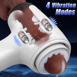 William - Through-Hole Vibrating Stroking Male Masturbator Sex Toys For Men