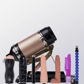 Sex Machine with 7 Attachments Dildos & Masturbator Cup 80° Adjustable Climax Engine
