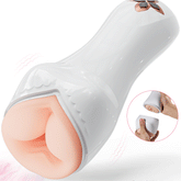 Allure 3 IN 1 Split Design 5 Sucking 7 Vibrating Vocable Automatic Masturbator Pocket Pussy