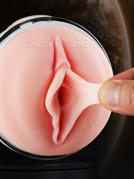 [30% Off] Leten Squeezing Sucking Sex Toy Vegina Pocket Pussy Vibrating Penis Massager Male Masturbator Free Lube Male - GraceToy