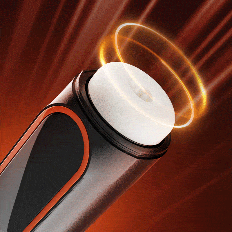 [Free Lube] LCD Sucking Thrusting Vibrating Male Masturbator male sex toys