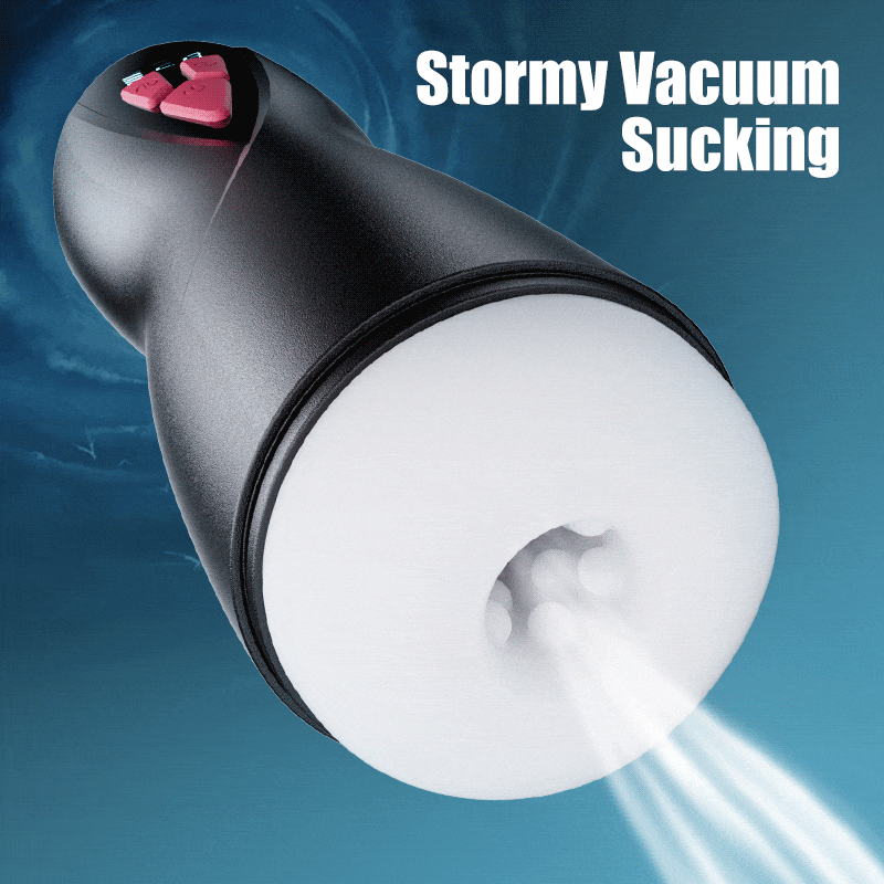 [5.91 IN Depth] Intimimate 5 Suction 9 Vibrations Masturbator Cup Male Masturbators