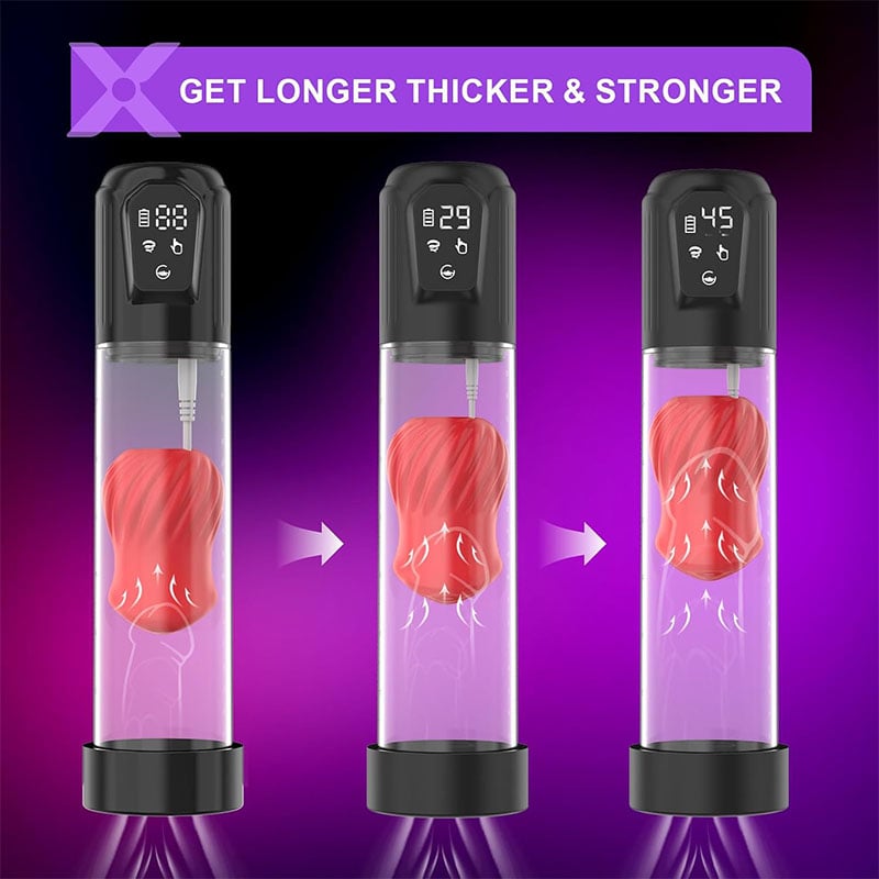Alexander 7 Vibrating & 5 Sucking  Penis Pump Vacuum Suction Male Penis Extender