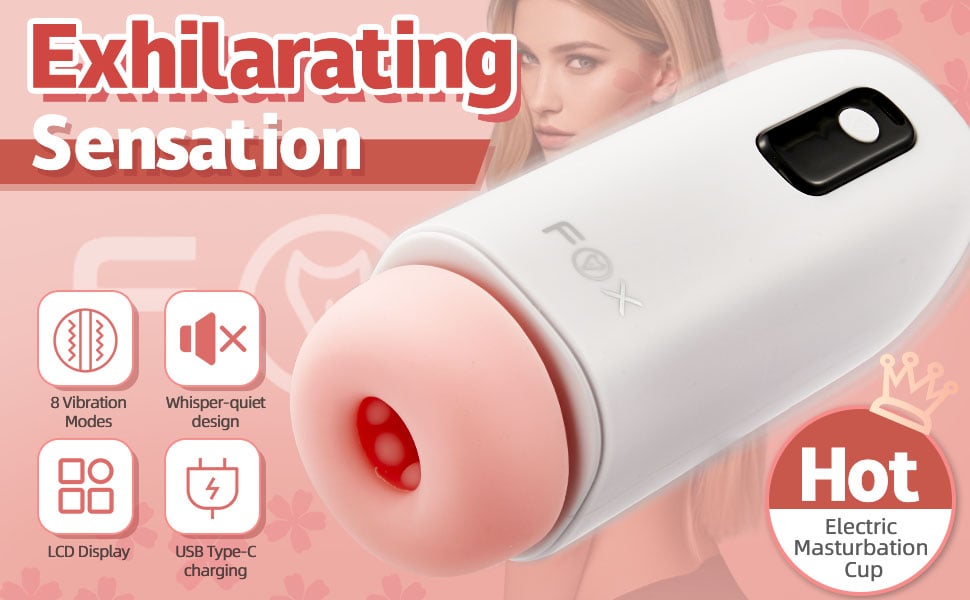 Little Fox 8 Vibration Voice Function Masturbator