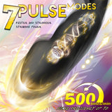 【Free Lube 150ml】7 Pulsing & 12 Vibrating Prostate Massager with Dual Cock Ring