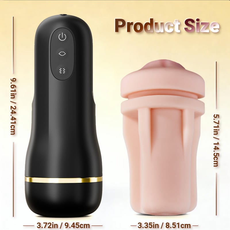 5 Suction 10 Vibration Anal & Mouth Fun Masturbation Tight Lifelike Wrap Masturbator