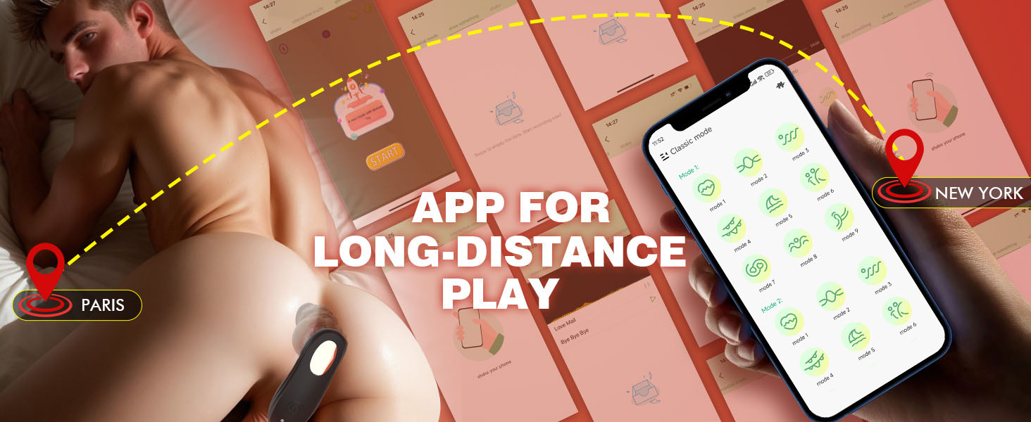 【Strong Strike】Upgrade APP Fast Thrusting 6-in-1 Prostate Massager with Remote Control