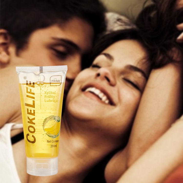 Water-Based Lubricant Banana Flavored Lube Phytoextraction Non Toxic