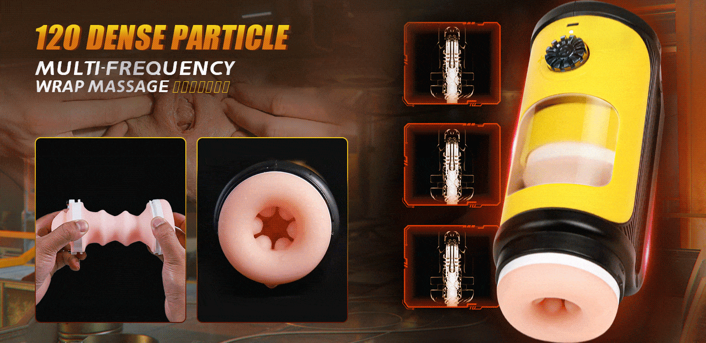 Bombee 5 Speed Thrusting Heating Male Sex Toy