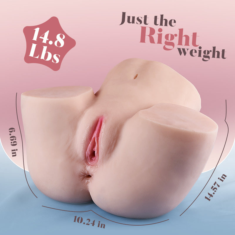 Deep In Softness 14.8lbs Pink Vagina Realistic Butt Sexy Complexion Fat Big Ass