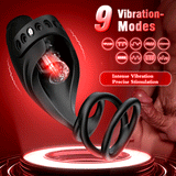 3-in-1 Glans Trainer Masturbator with Penis Ring