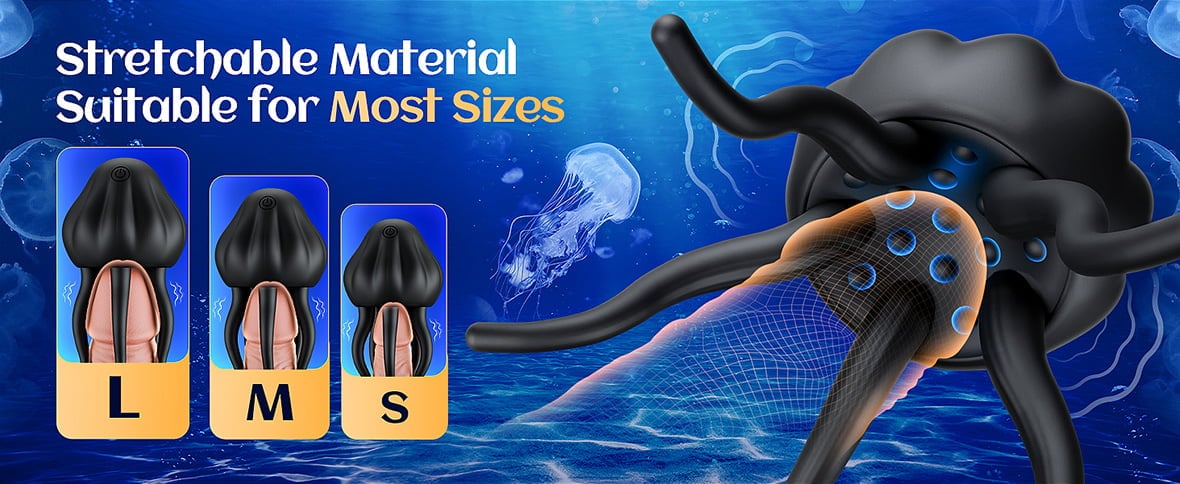 10 Vibrating Modes Wrapping Tentacle Male Vibrator