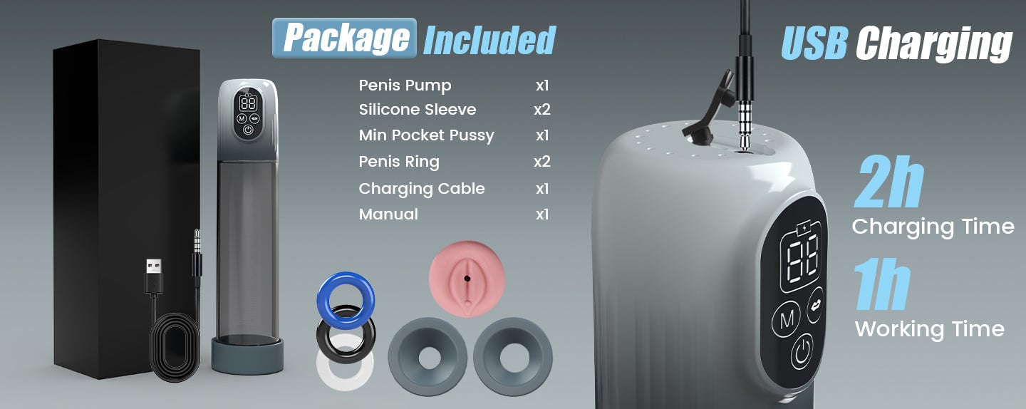 Moss - 4 IN 1 Vacuum Penis Pump with Multiple Training modes for the Training Season