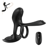 10 Vibrations Penis Ring & Sleeve 2 IN 1 for Couple