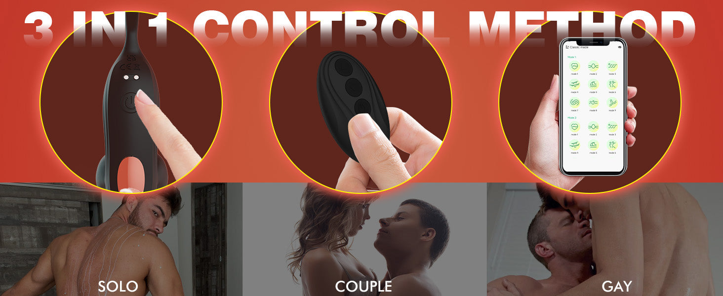 【Strong Strike】Upgrade APP Fast Thrusting 6-in-1 Prostate Massager with Remote Control