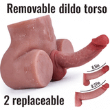 【2 Dildos Available】2 Dildos 6.5in/8.27in Are Removable And Replaceable, Different Lengths And Sizes