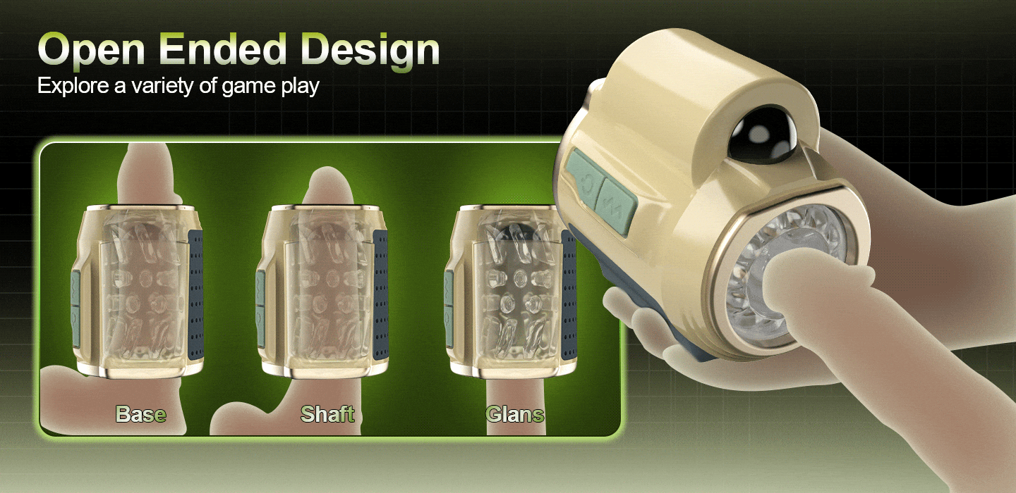 Cupsland 7 Vibrating & Thrusting Rotation Handheld Male Masturbator