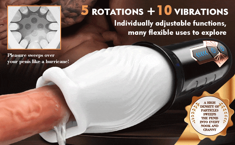 TORNADO Gawk Gawk 10 Vibration 5 Rotation Better Wrapping Male Masturbator