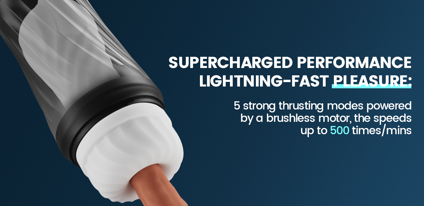 Dreamer - 3 Rotating 5 Thrusting 5 Vibrating Heating Male Stroker