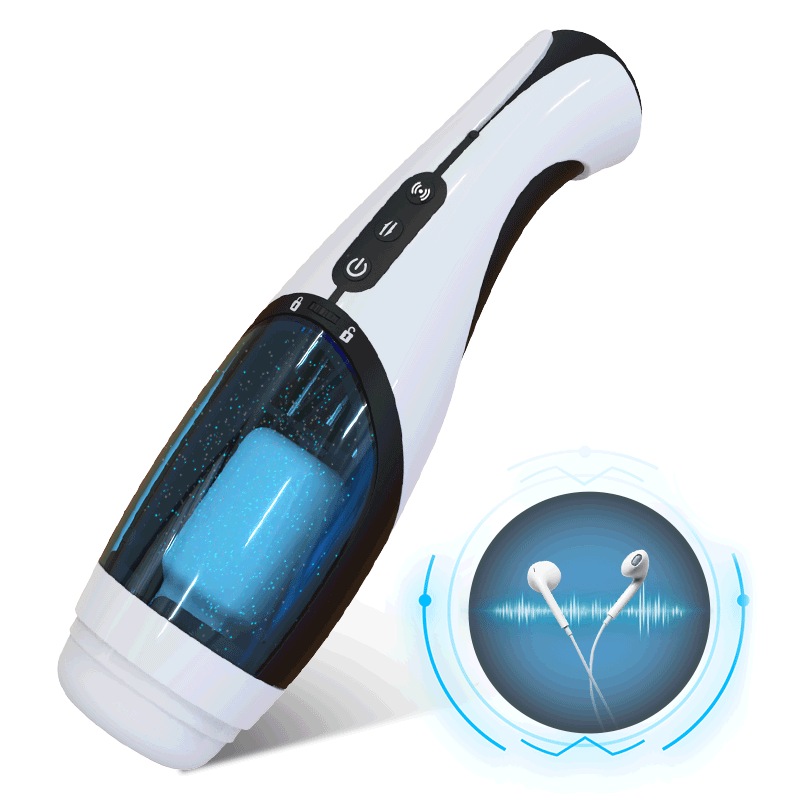 Automatic 4 Telescopic Vagina Masturbator with Voice Mode