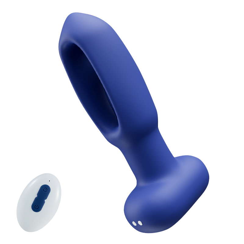Karrot 10 Tapping 10 Vibrating Pointed Design Anal Toy with Remote Control