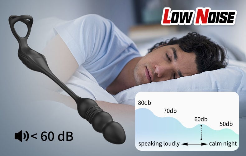 【Free lube!】Mike 9 Thrusting & Vibrating Wearable Prostate Massager with Cock ring