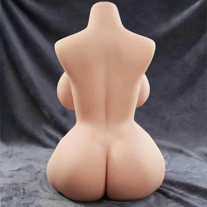 【1:1 Life-Size Large Tpe Sex Doll】 37.03 lbs Huge Breasts Two-Channel Sexy Realistic Male Masturbator