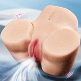 5.5 LB Realistic Vibrating Butt with Dual Channel