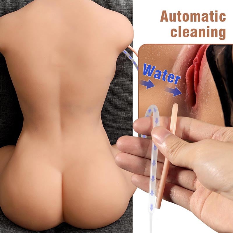 【Electric Torso 5 Sucking and vibrating】15.4 lbs Big Breast 5 Sucking and vibrating Realistic Love Doll Male Ma