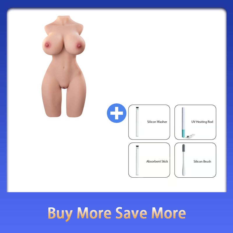 Josiah - 25.35Lbs Realistic Sex Doll with Peak E-Cup Big Breasts and Toned Abs