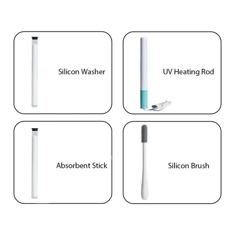 Male Masturbator Cleaning and Heating Essential Set 4PCS