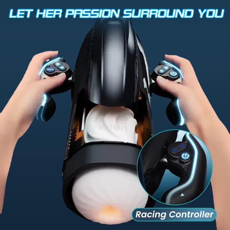 【3.15 IN Depth】Leten 10 Vibrating & Sucking Voice Handheld Masturbator Male Sex Toys
