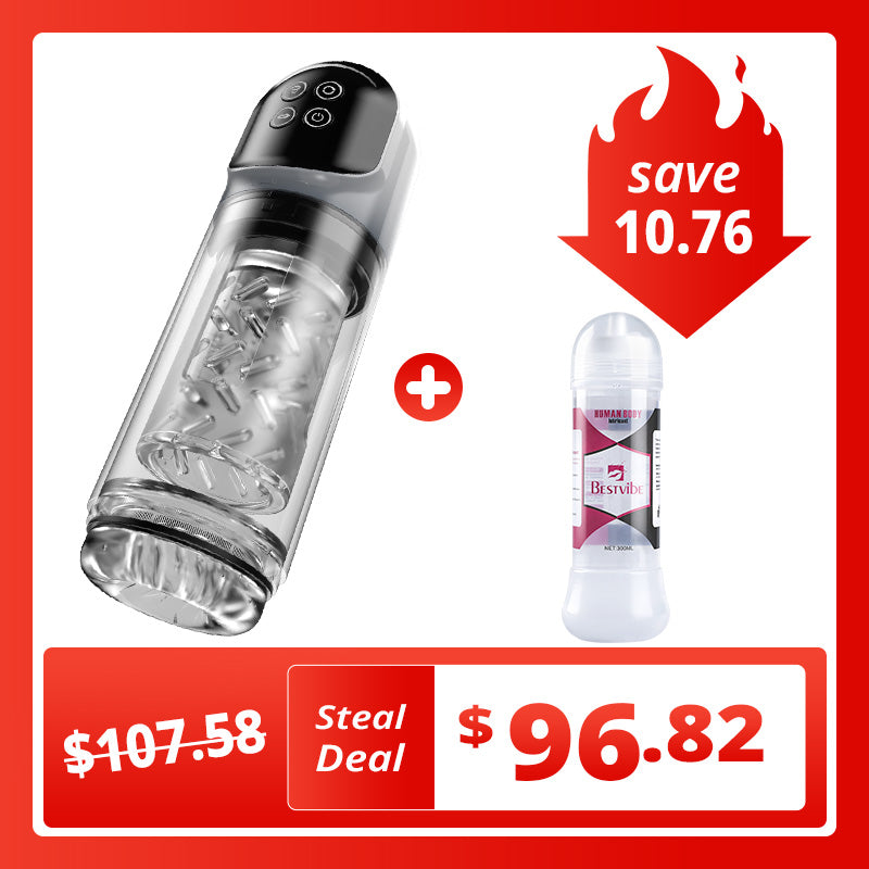 【Endurance Training】 Night Elf 7 Rotation Suction Vacuum Pumps Masturbator Pocket Pussy Adult male sex toys