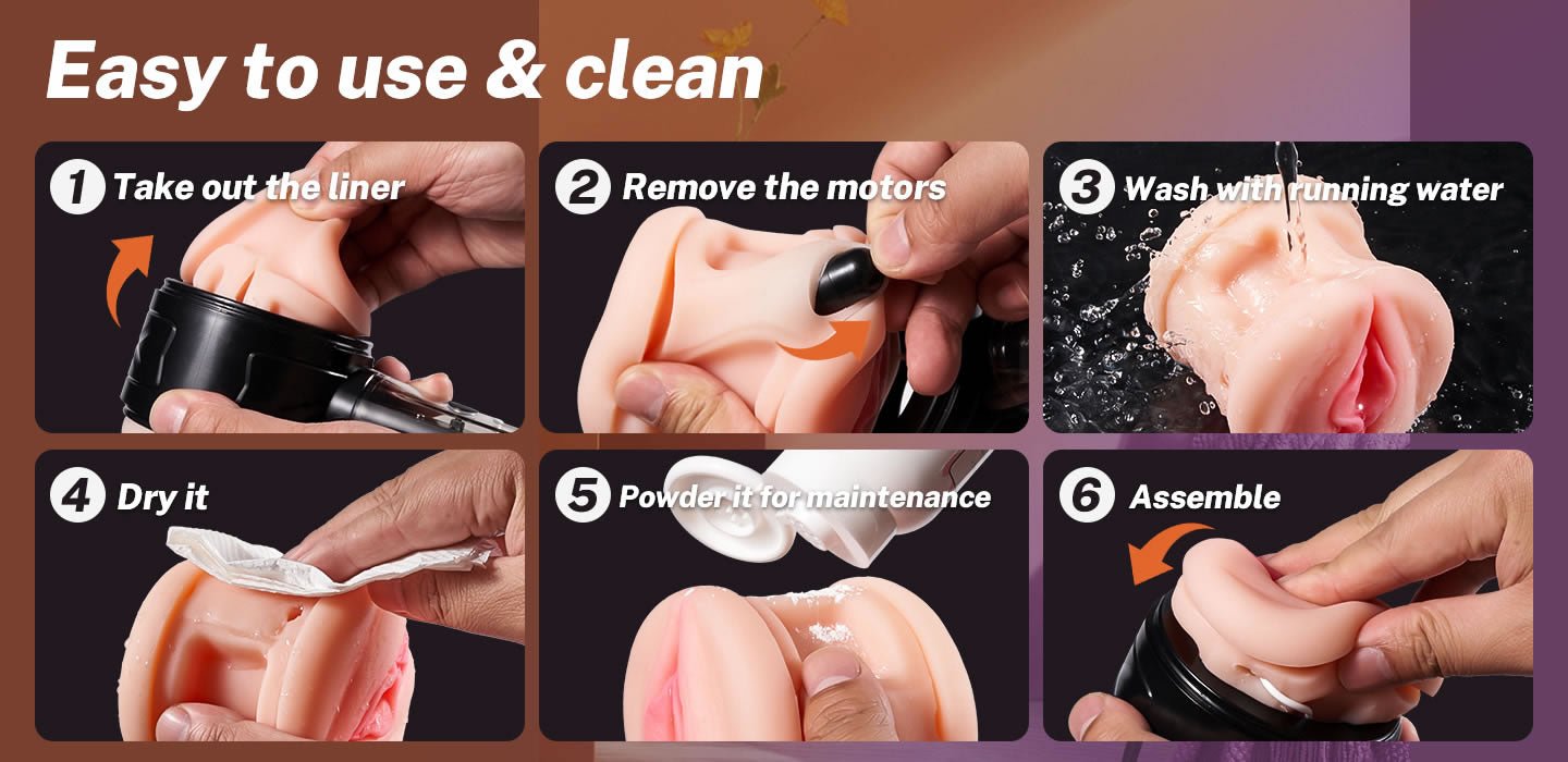 10 Vibration Anal and Vaginal 2 in 1 Handheld Masturbator