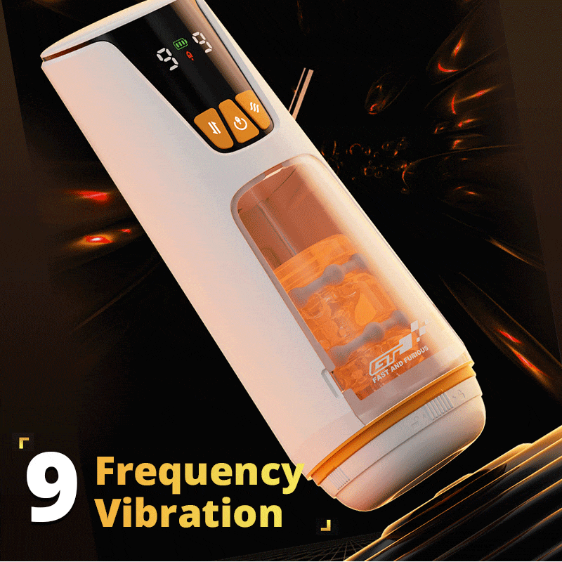 Vulcan Pulse 9 Thrusting 9 Vibration Masturbator Cup