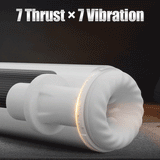Saith Wearable 7 Thrusting & Vibrating Heating Vocable Masturbator Male Sex Toys