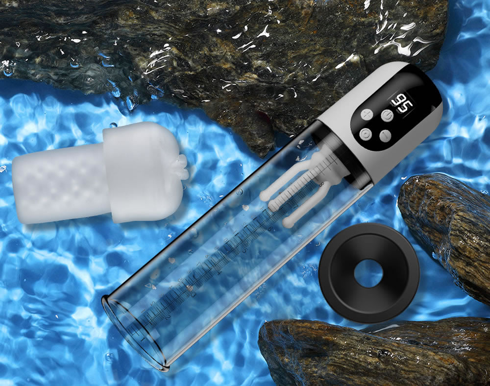 Wave - 5 Suction Modes  9 Vibration Modes  Vacuum Suction  Glans Massager   Penis Pump