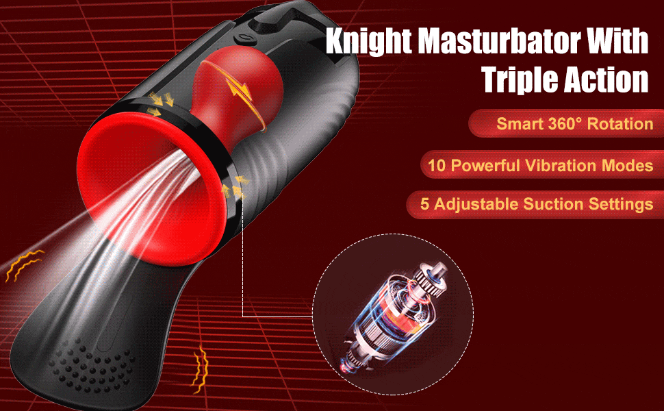 [Glans Focused] Kavallerist - 10xVibe 5xSuck 3xSpin Glans Focused Masturbator